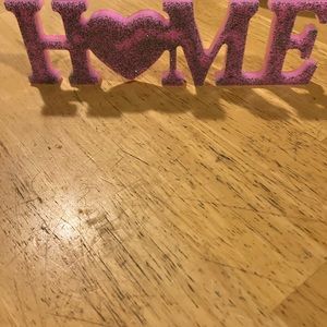 Handmade resin home sign